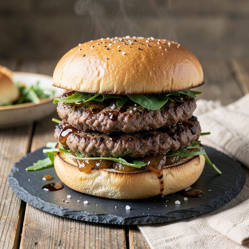 93 7 Ground Beef Burger Recipe: Smash-Style Crust and Juicy Core