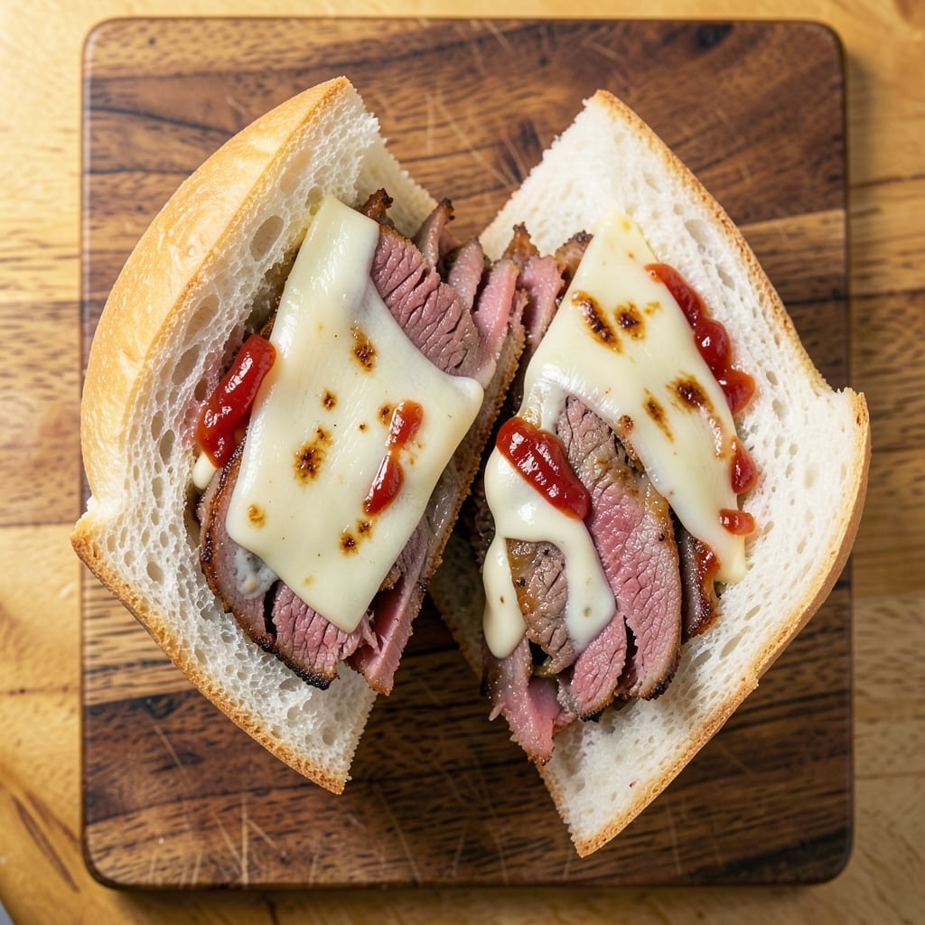 Arby's Philly Beef and Swiss Sandwich Recipe: Melted Cheese and Charred Beef in 15 Minutes