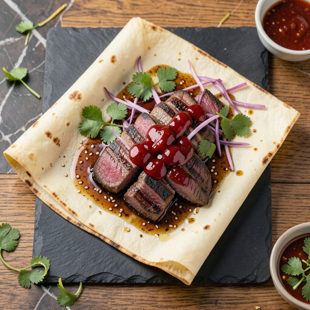 Asian Beef Wraps Recipe: Sweet Chili-Soy Marinated Bites
