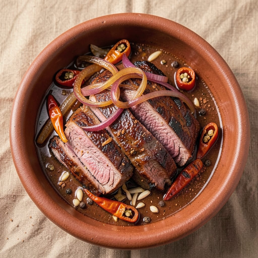 Beef Ajou Recipe: Slow-Braised Spice-Infused Beef with Caramelized Onions
