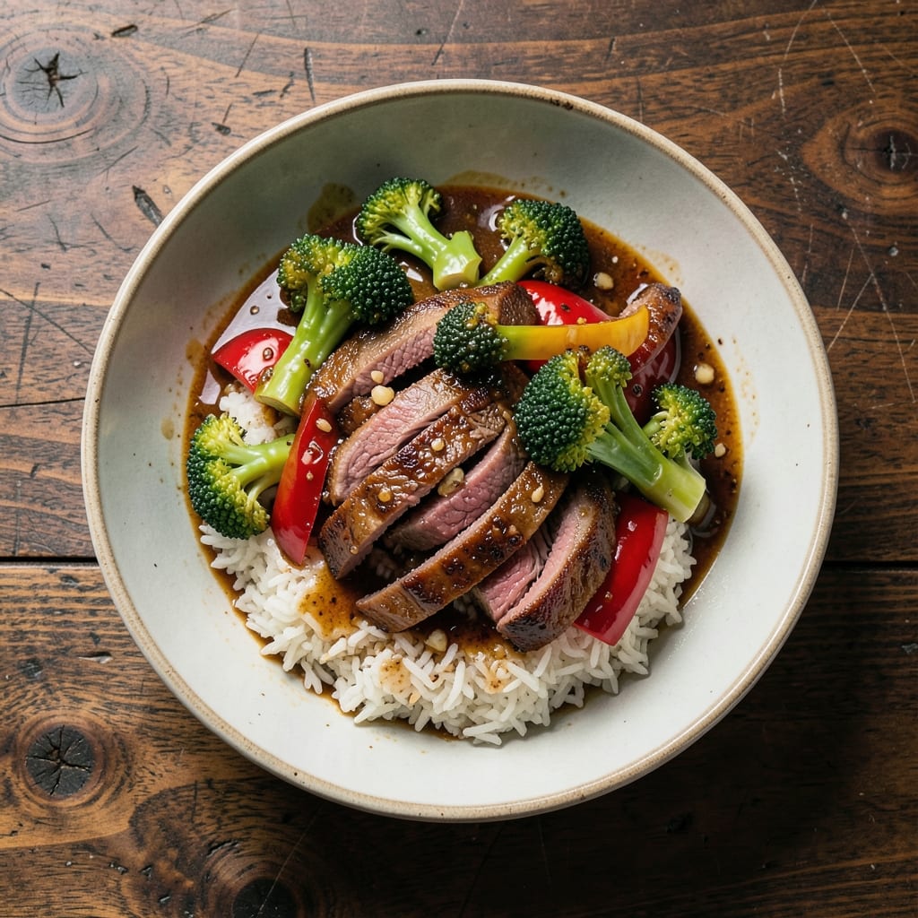 Angus Beef Stir Fry Recipe: Smoky Garlic Butter Crust With Tender Bites