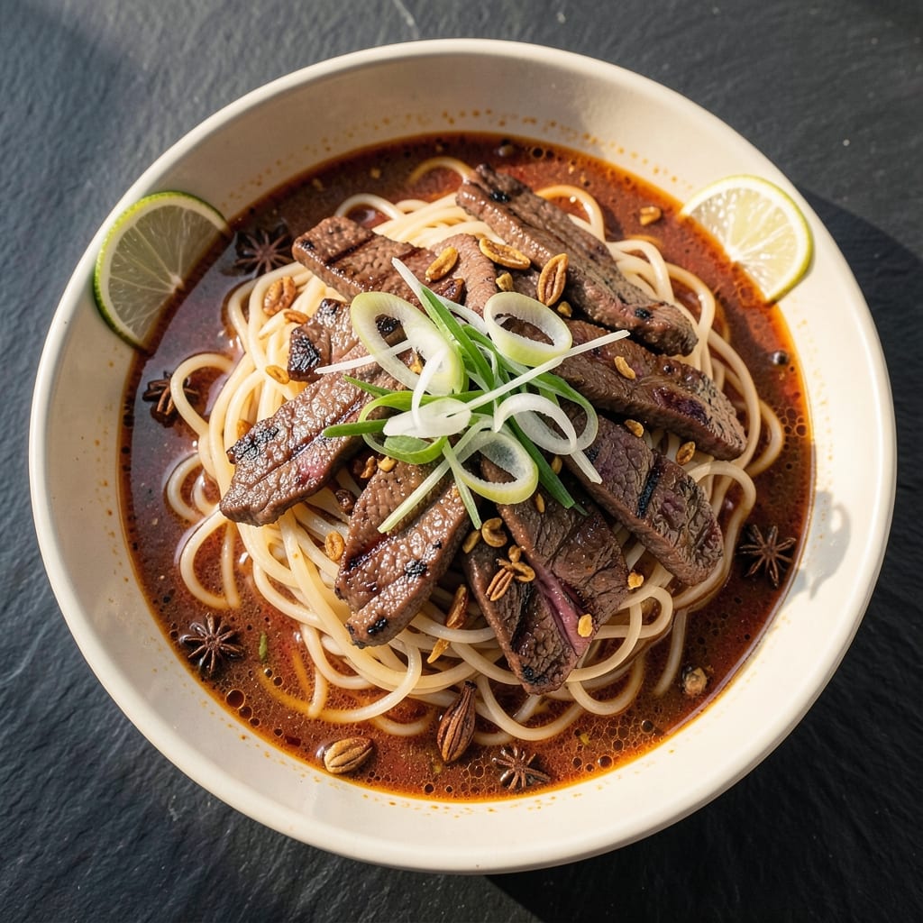 Asian Spicy Beef Noodle Recipe: Bold Umami Heat With Silky Noodles
