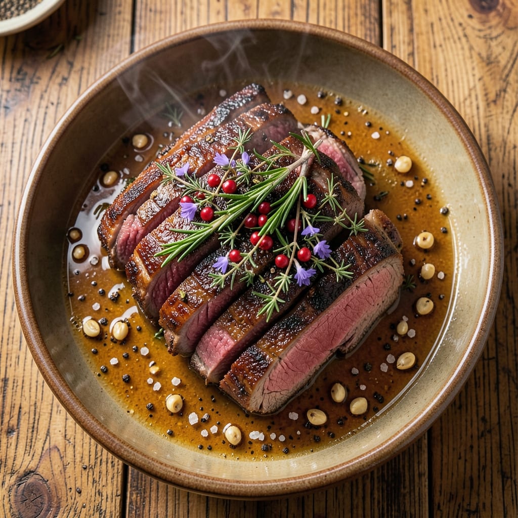 American Roast Beef Recipe: Herb-Crusted Prime Cut With Au Jus