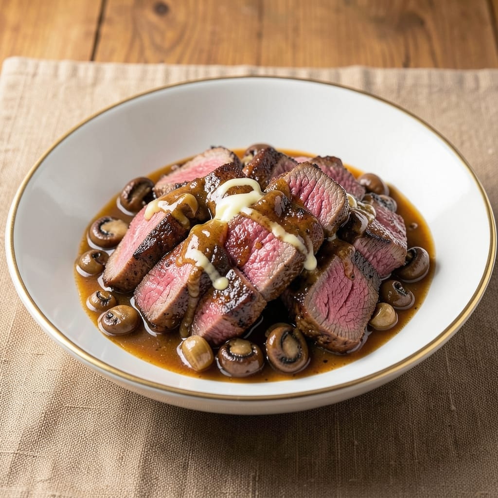 America's Test Kitchen Beef Stroganoff Recipe: Mushroom-Duxelles Crust Over Silky Egg Noodles
