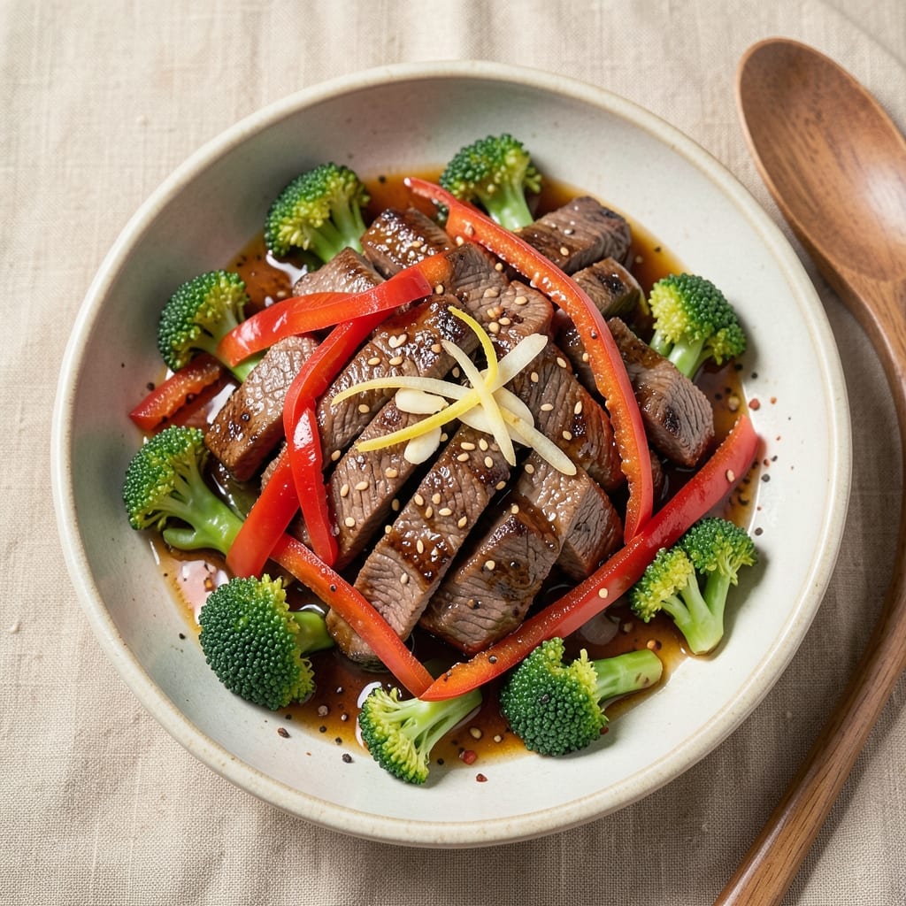 Atkins Beef Teriyaki Stir Fry Recipe: Low-Carb Sweet-Savory Protein Power