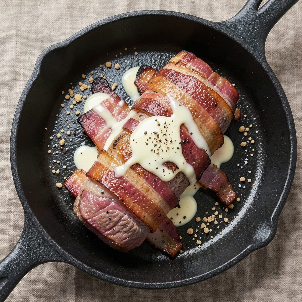 Bacon-Wrapped Beef Sirloin Filet Recipe: Smoky Crust Meets Juicy Center