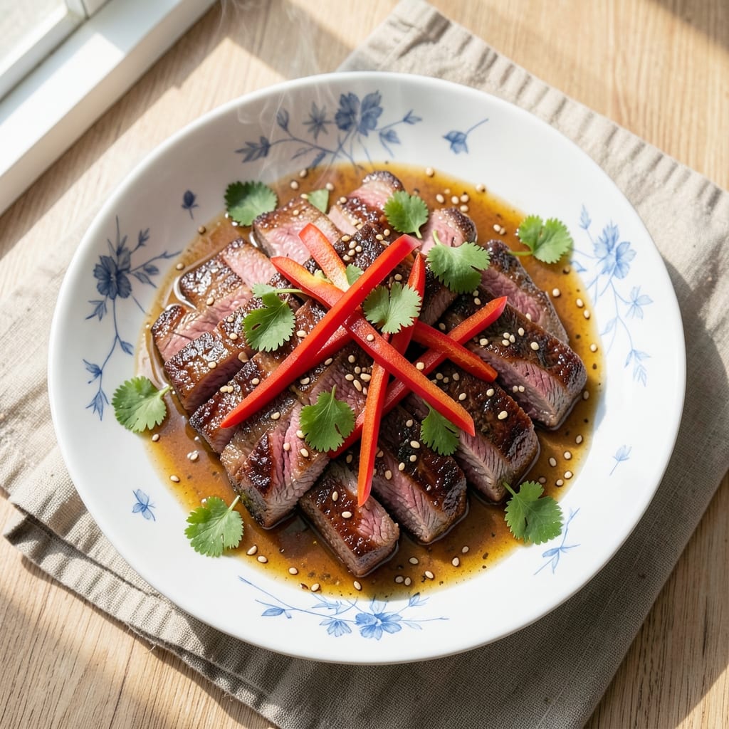 Asian Beef Strips Recipe: Stir-Fried Soy-Ginger Crunch in 20 Minutes