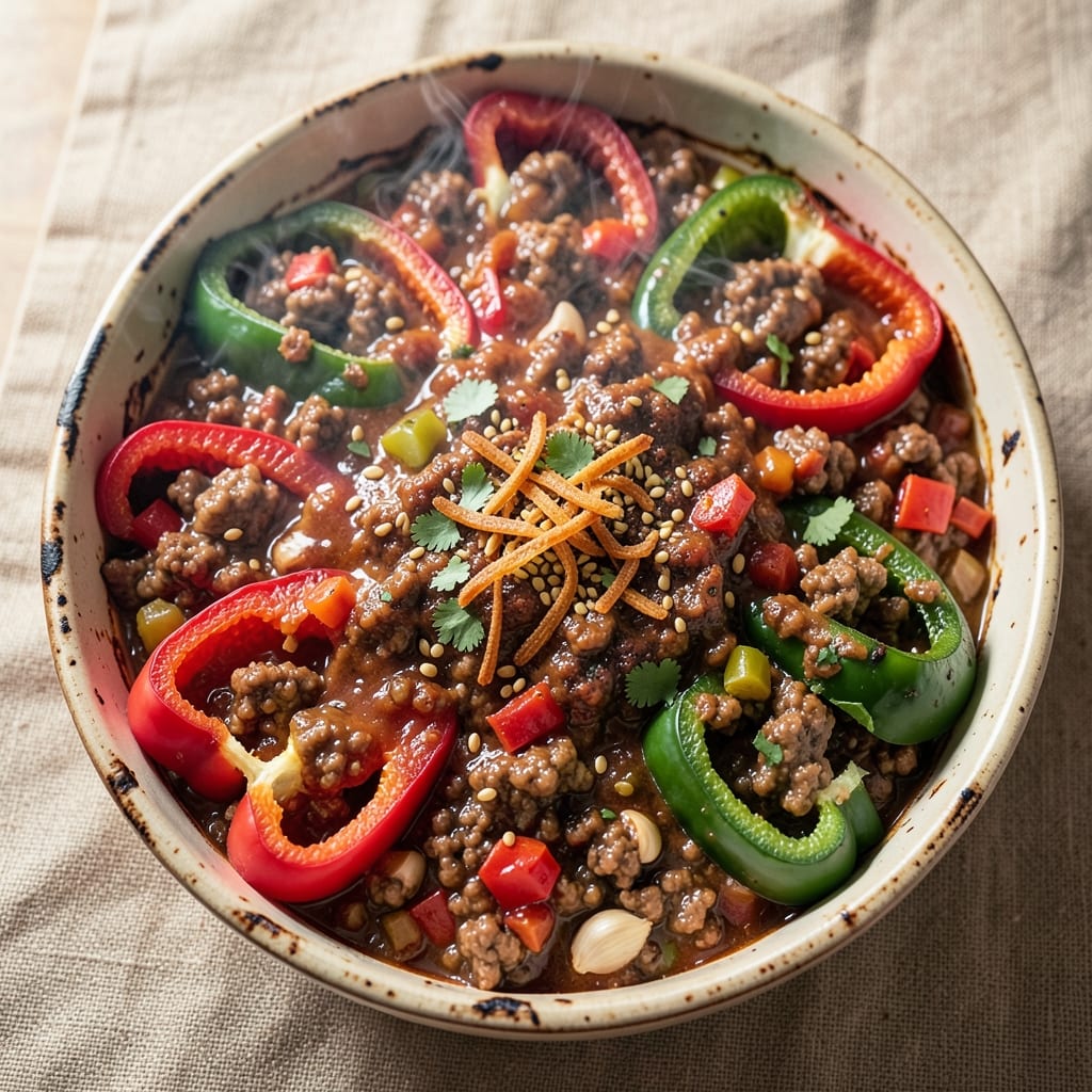 Baked Beef Chili Relleno Casserole Recipe: Smoky Stuffed Peppers with Cheesy Crust Magic