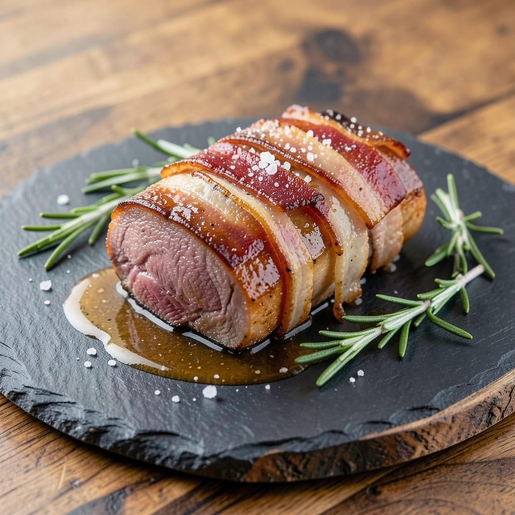 Bacon-Wrapped Beef Tenderloin Roast Recipe: Smoky Crispy Edges and Juicy Core