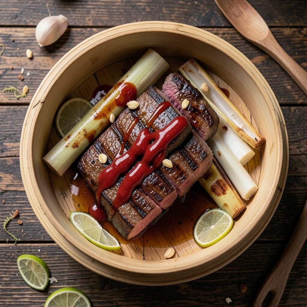 Bamboo Beef Recipe: Sweet Chili Stir-Fry With Crisp-Tender Stems