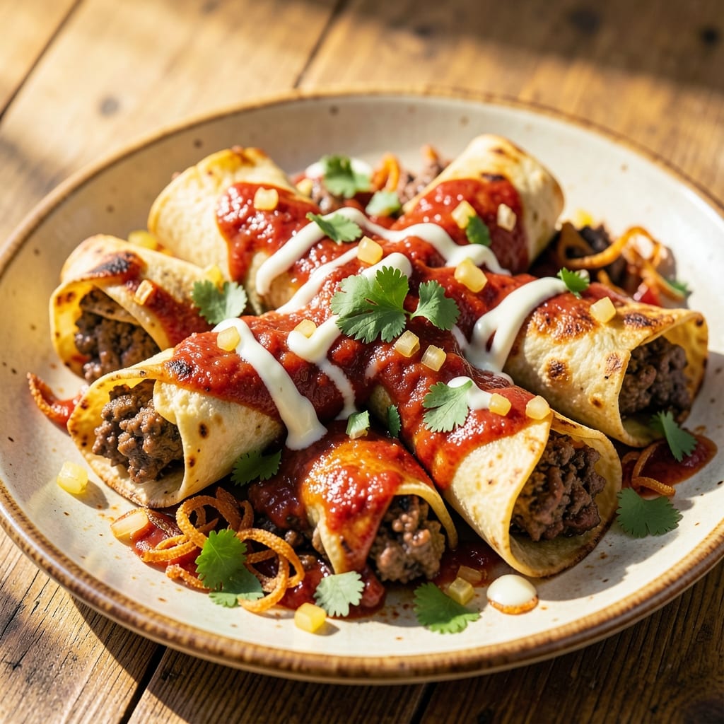 Authentic Beef Enchiladas Recipe Corn Tortillas: Smoky Chipotle Cheese Layers With Crispy Edges