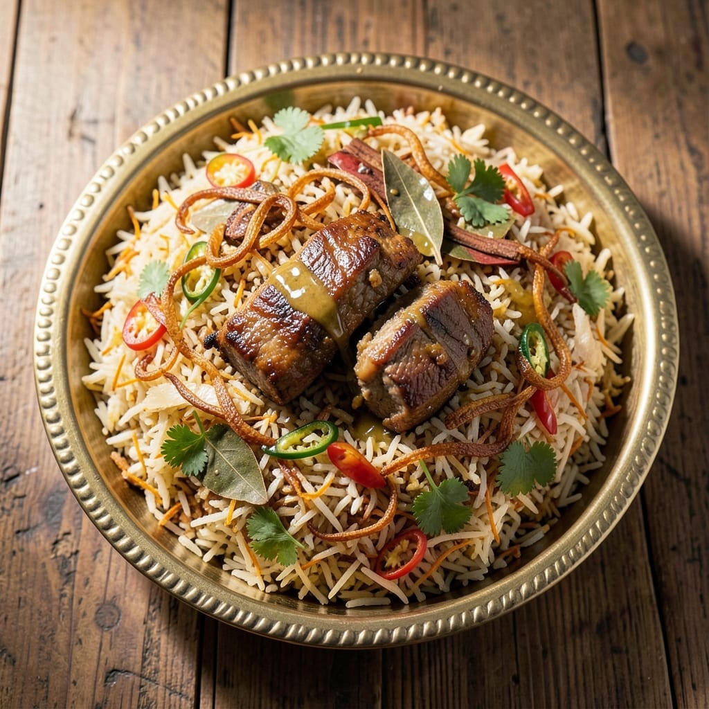 Bangladeshi Beef Biryani Recipe: Layered Fragrance With Saffron-Infused Rice