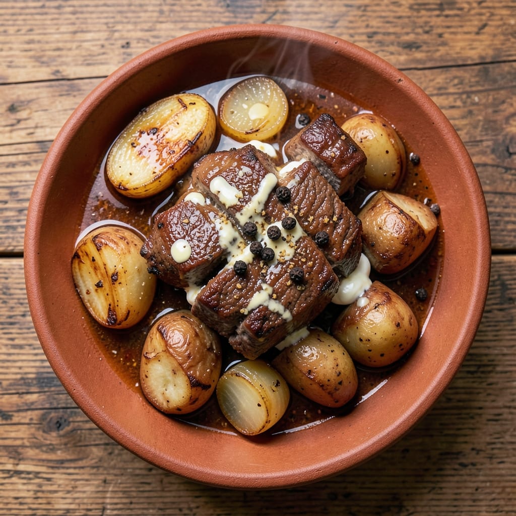 Beef Aloo Recipe: Spiced Potato and Beef Simmered to Juicy Perfection
