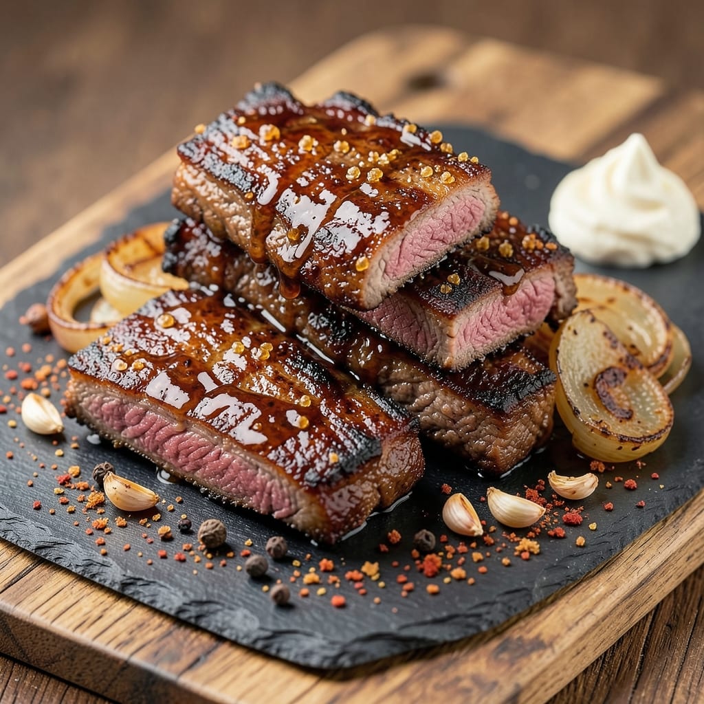 BBQ Beef Flanken Ribs Recipe: Smoky Bark and Caramelized Sugar Crunch