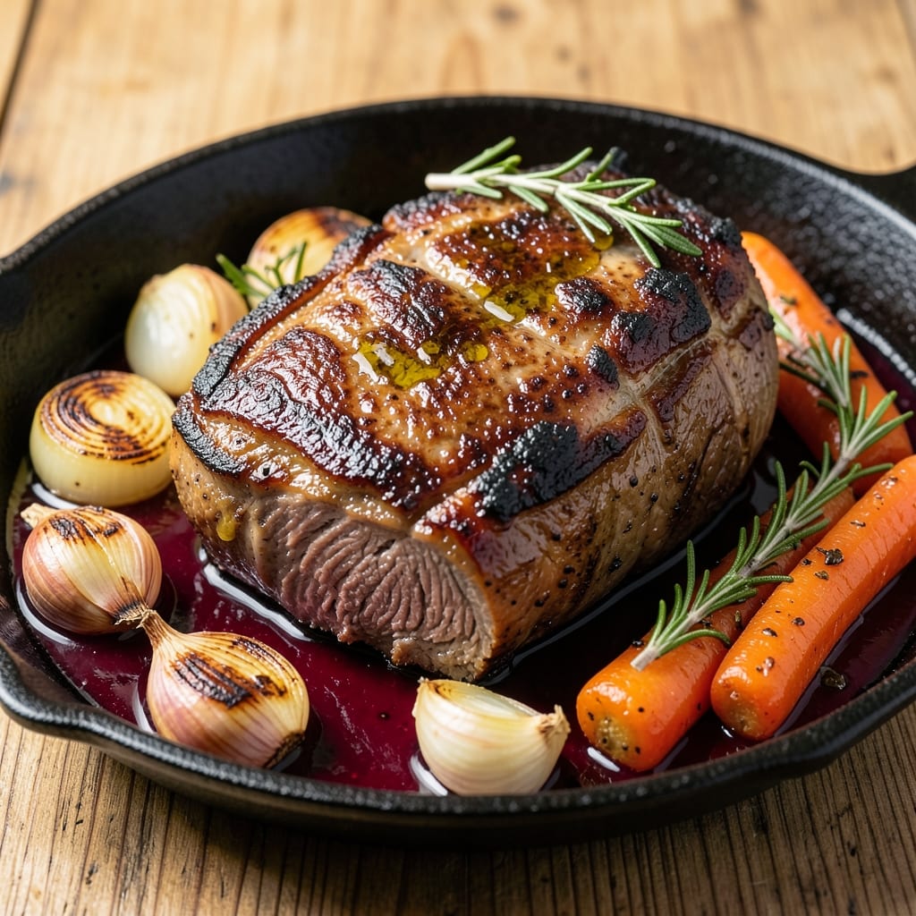 Alternative Roast Beef Recipe: Slow-Braised Red Wine & Rosemary Masterpiece