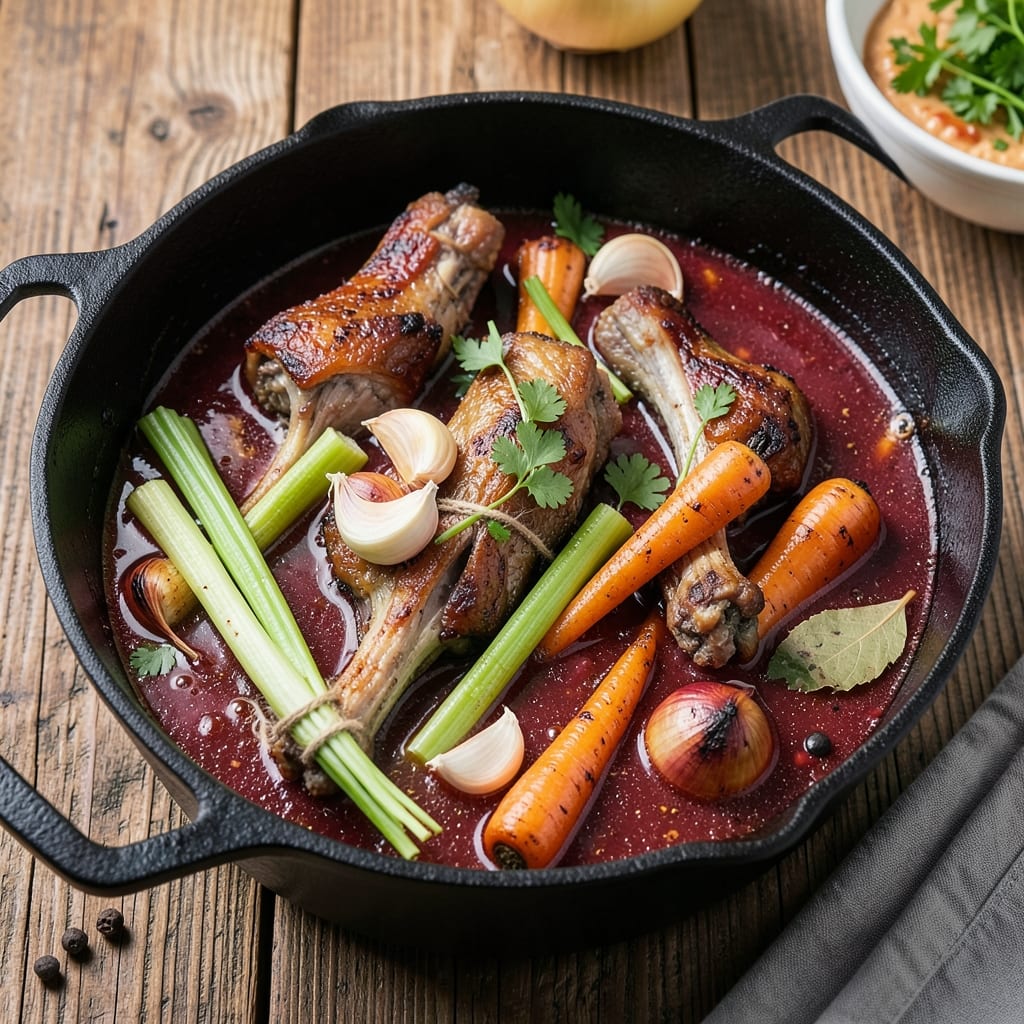 Alton Brown's Beef Stock Recipe: Deep Umami Base From Bones and Veggies