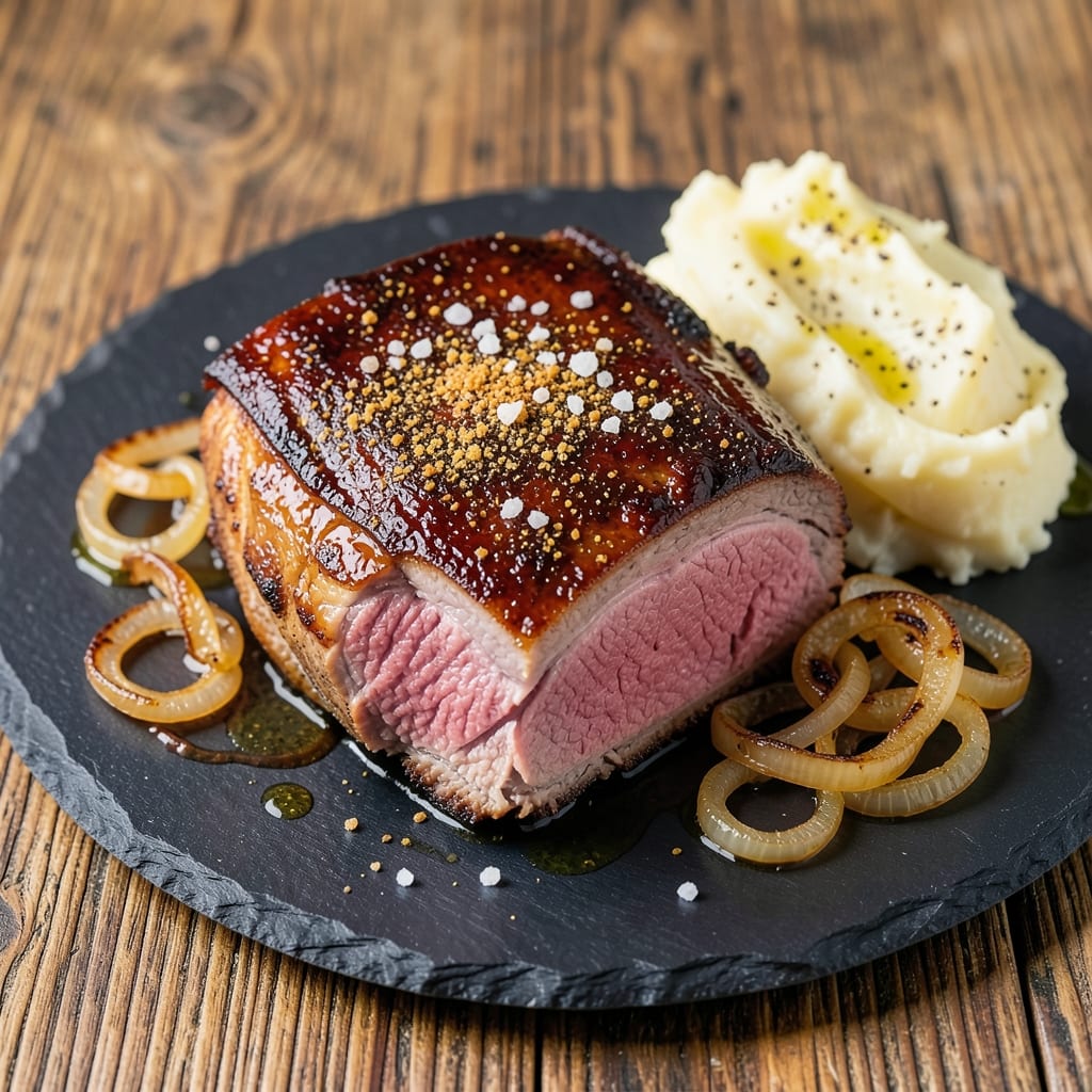 Airfryer Roast Beef Recipe: Crispy-Crusted, Juicy-Centered Slices