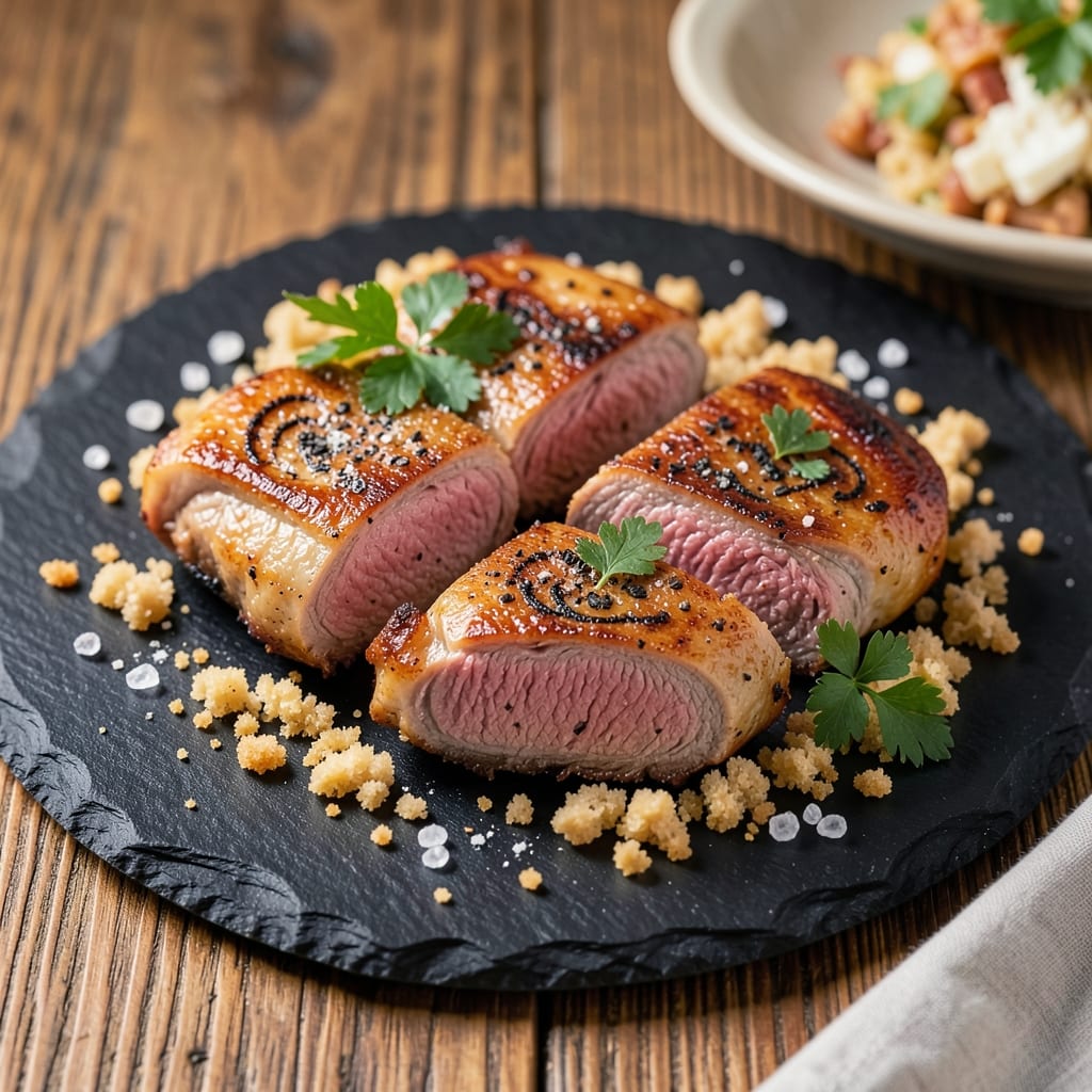 Baked Beef Cutlet Recipe: Pan-Seared Crust Meets Juicy Center
